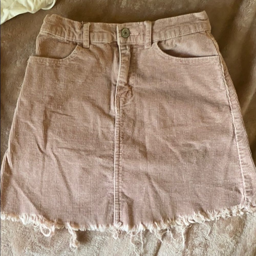 Brandy Corduroy mini skirt